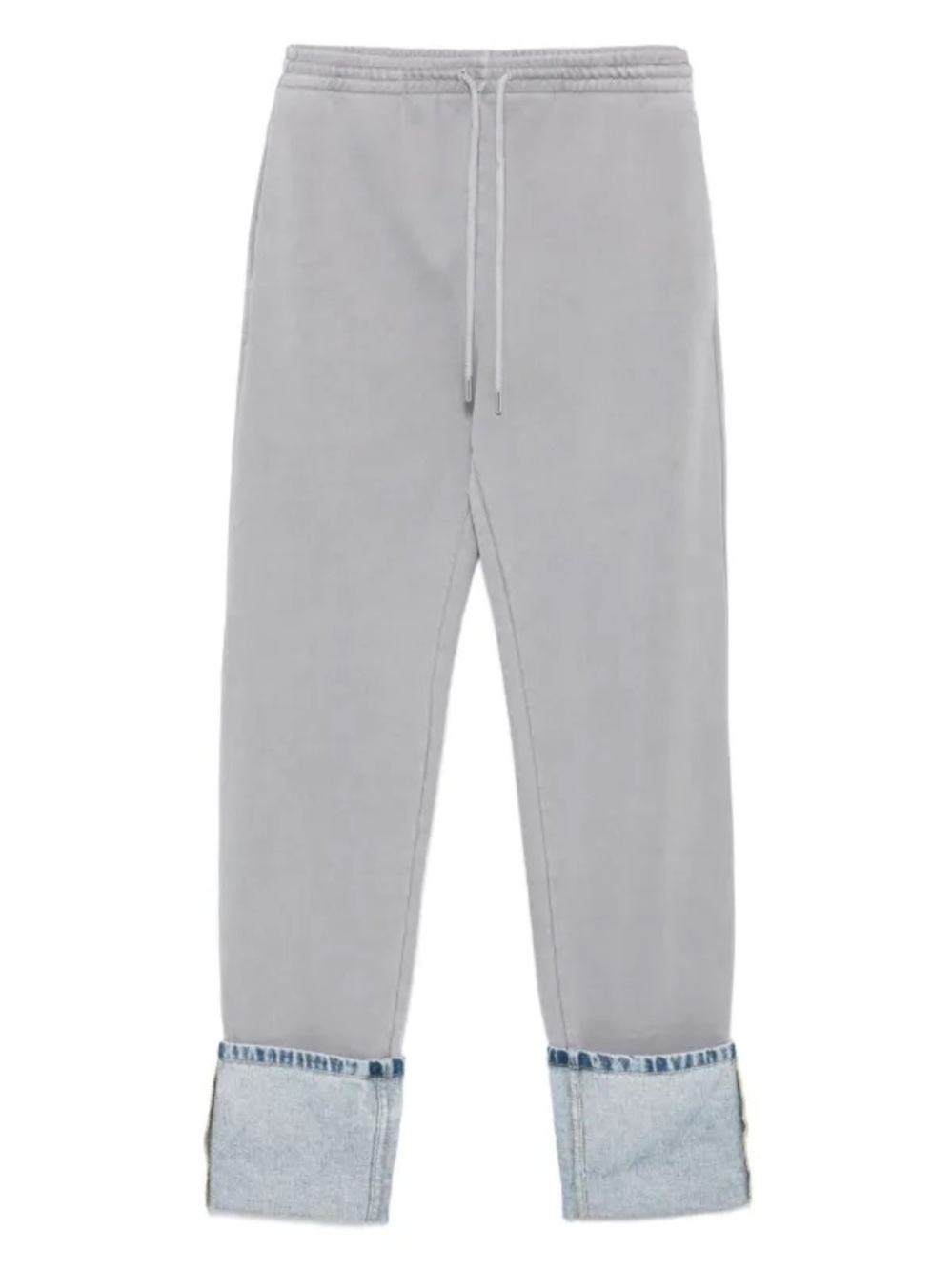 Moschino Jeans denim-trim trousers
